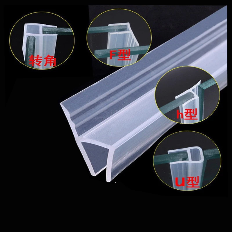 5MSiliconeStripSlidingWindowWeatherstripSelfadhesiveShowerDoor