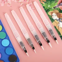 1/3pcs Watercolor Soft Brush Pen Refillable Water Pen Painting Drawing Brushes Calligraphy Art Supplies 1