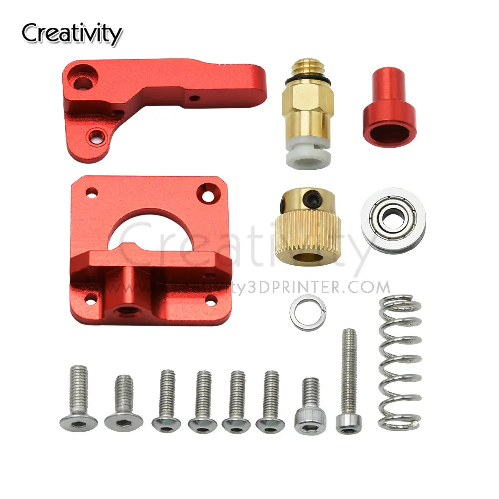 2 in 1 out Dual Color Hotend Extruder MK8 Extruder with Sheet Metal Extruder for Ender-3 CR-10 3D Printer Parts