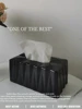 Luxury Golden Tissue Boxes Storage Napkin Holder Kitchen Tissue Box Square Shaped Container Plastic Craft Desktop Paper Case 3