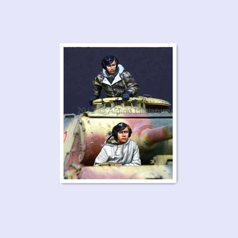 1/35 model kit resin kit Panther Crew Set (2 Figures) model building kits resin model kit action figure kit
