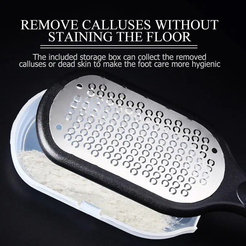 1 Pcs Professional Stainless Steel Foot File Callus Remover Scraper Pedicure Tools Dead Skin Remove For Heels Feet Care Products