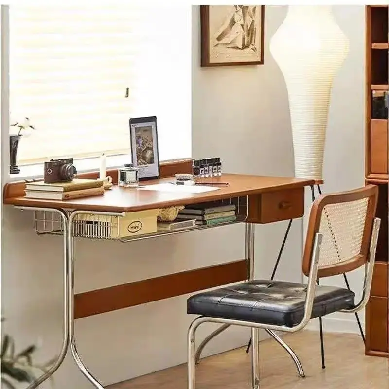 Luxury Bedroom Computer Desks Nordic Small Writing Wooden Gaming Notebook Table Office Standing Laptop wood Furniture