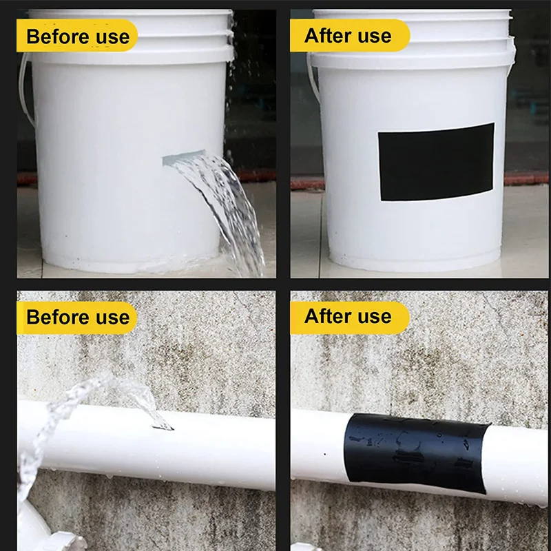 Swimming Pool Tape Adhesive Waterproof Sealing Leak Stopper Pipes Patch Holes Crack Butyl Sticker