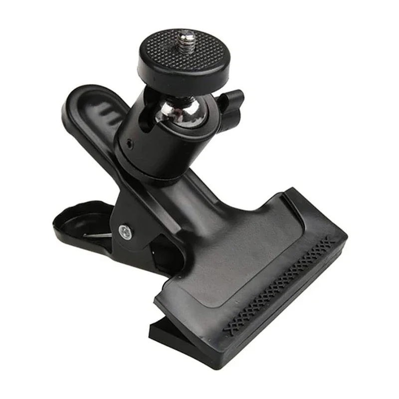 Universal Metal Camera Clamp with 360° Swivel Ball-Head and 1/4 Threaded Screw