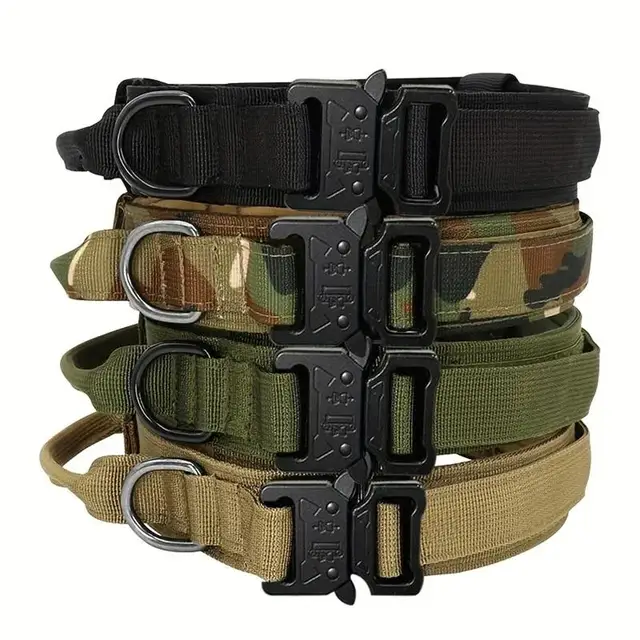 2025 NewPractical Dogs Collar Adjustable Duarable Nylon German Shepard For Medium Large Walking Training Pets Accessories 3
