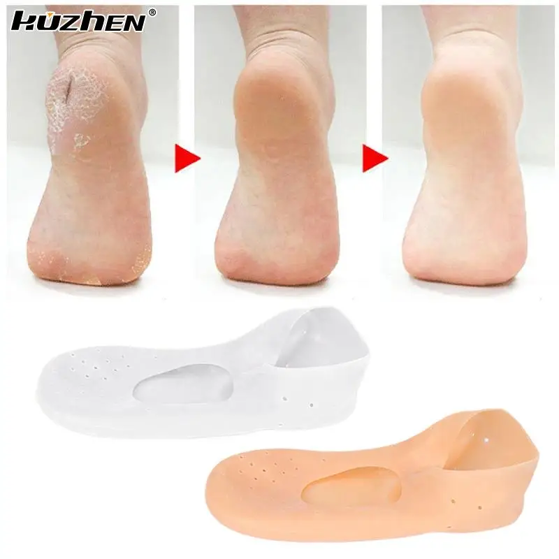 

1Pair Spa Silicone Socks Moisturizing Gel Boat Socks Preventing Foot Dryness Cracked Dead Skin Remove Foot Care Tools