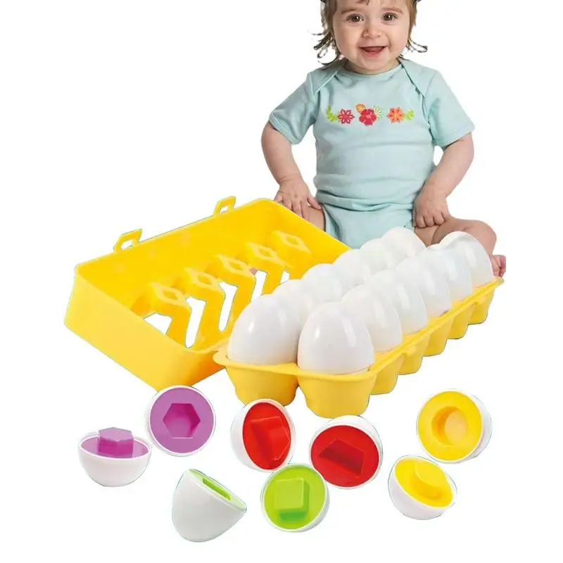 子供のための教育用卵おもちゃゲームの形をしたおもちゃモンテッソーリ卵誕生日プレゼント