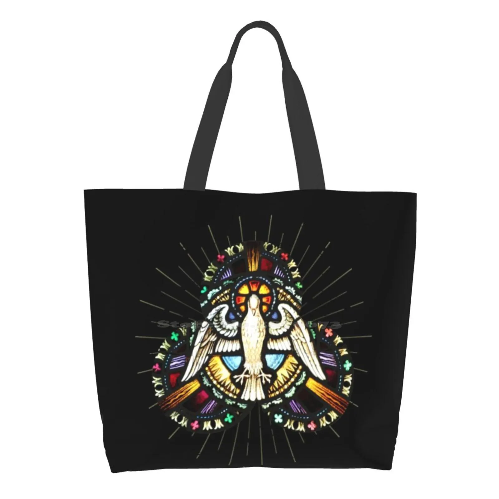 

Святой Дух в христианстве, католическая церковь, знак, голубь, священный Бог, большой размер, многоразовая складная сумка для покупок, Мэри, мать