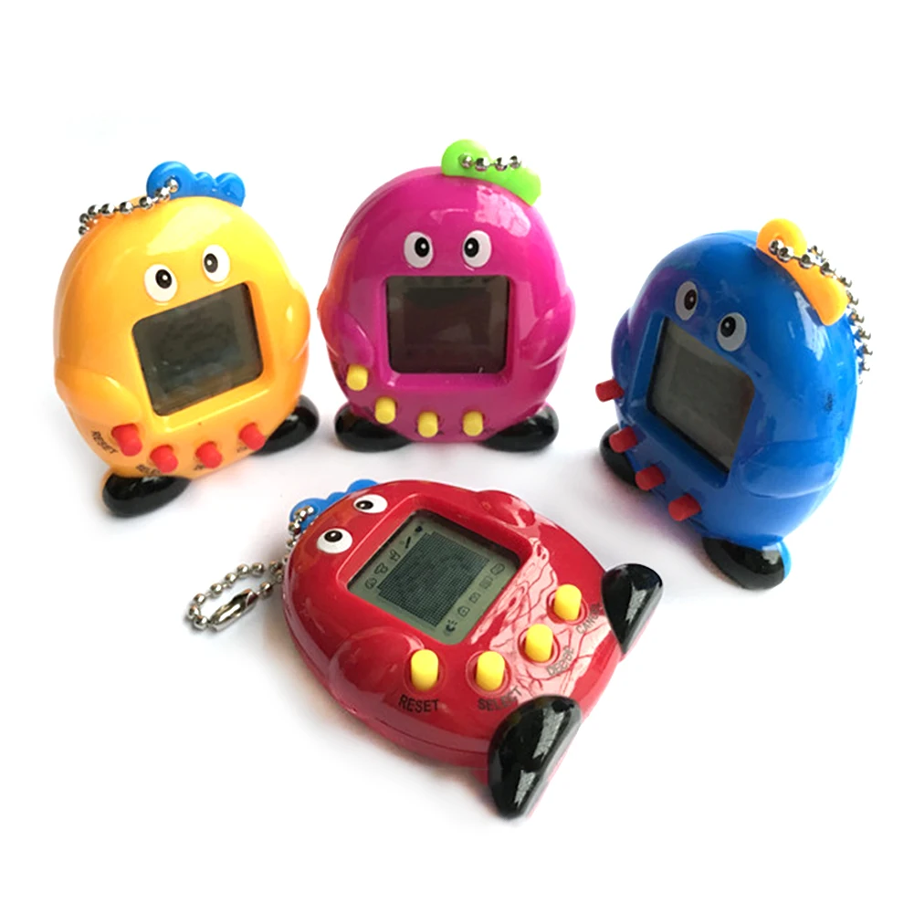 

4pcs Tamagotchi Electronic Pets Gift Keyring Pets Toys Educational Funny 90S Nostalgic Virtual Cyber Pet Toy Game for Kids Gift