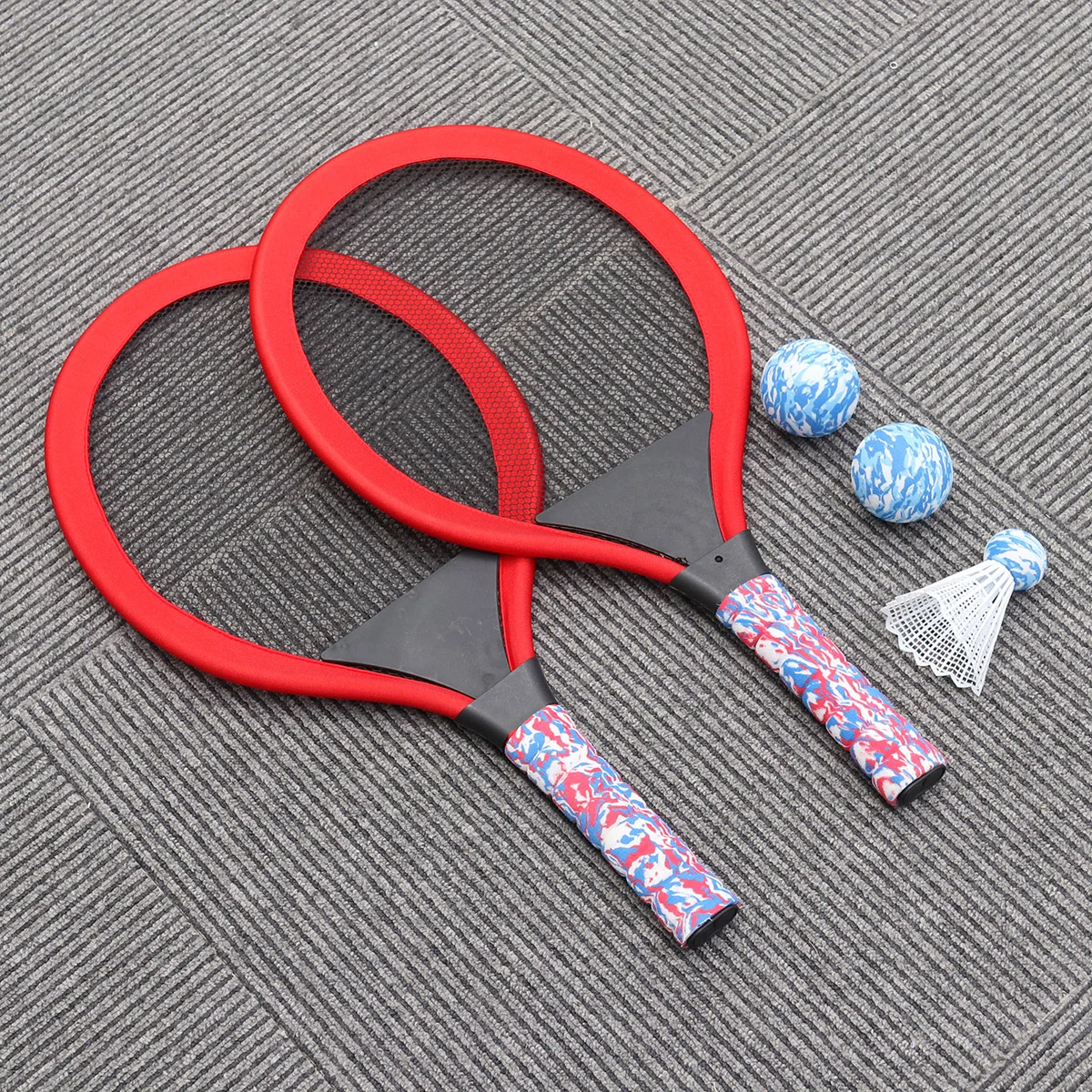 

Racket Tennis Kids Badminton Rackets S Children Beach Ball Sports Game Plastic Outdoor Set Oval Props Toddler Shape Palying