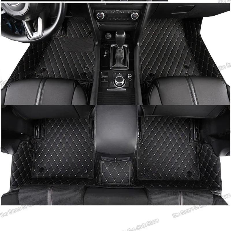 Leather Car Floor Mats For Mazda 3 Mazda3 Axela 2013 2014 2015 2016