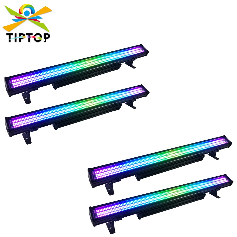 

TIPTOP Wash Light DJ Light Bar 350W RGBW Smart Waterproof LED Stage Light Bar Dimmable Wall Washer for Church Wedding Birthday