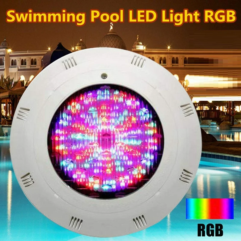 1-set-12v-18w-led-pool-light-underwater-color-change-led-lights-rgb-ip68-with-remote-18w
