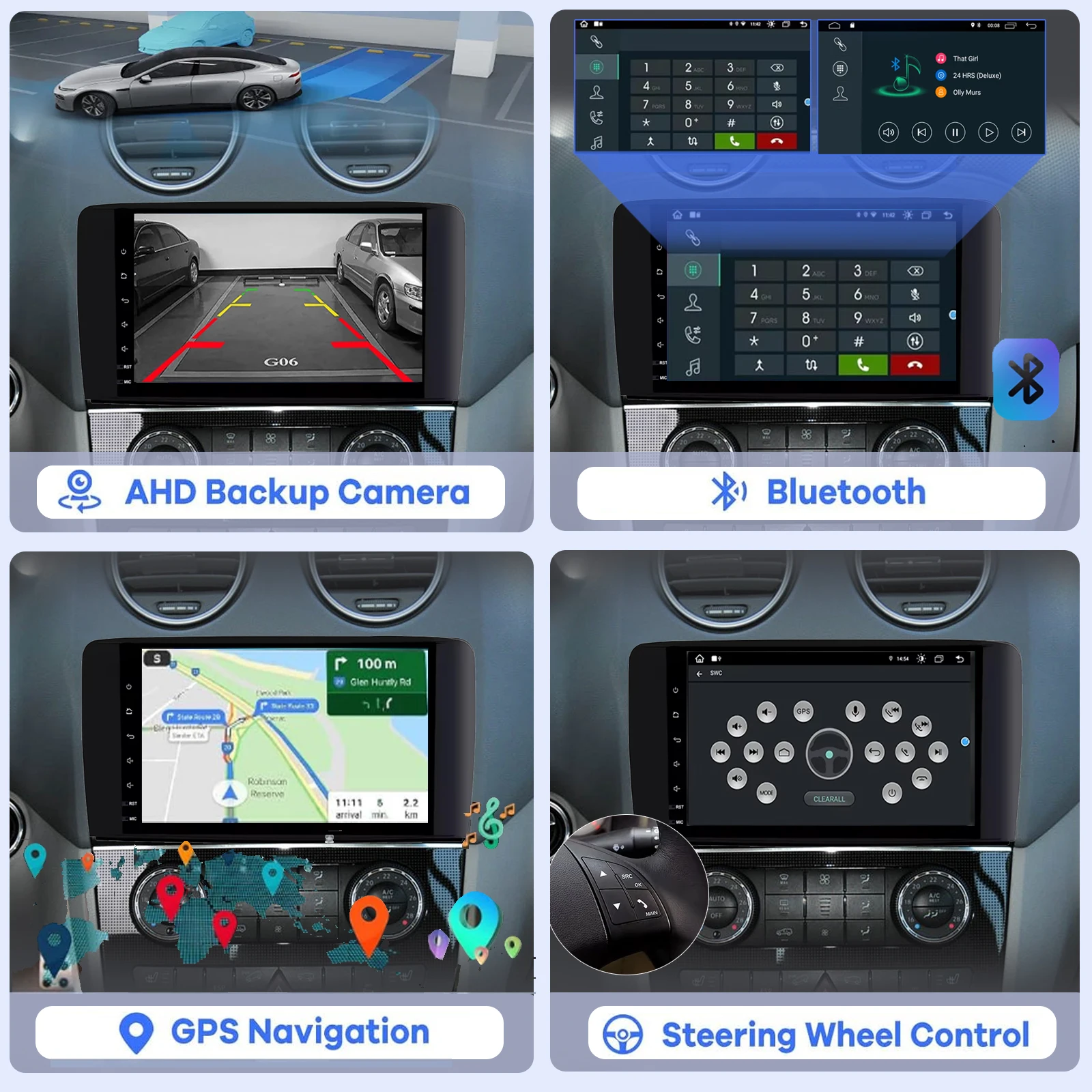 9"Android Car Radio for Mercedes Benz GL ML CLASS W164 X164 ML350 ML450 ML500 GL