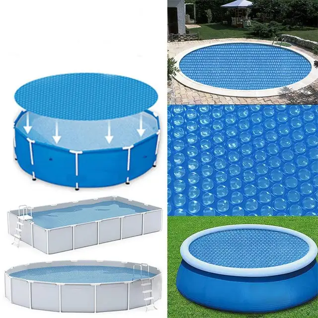 Solar Pool Cover Swimming Pool Heat Retaining Blanket Bubble Solar Cover Free Cutting Solar Pool Cover for Heat Insulation 5
