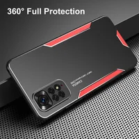 Aluminum Metal Case For Xiaomi Redmi Note 11S 11 Pro Plus 4G 5G Silicone Matte Cover Luxury Phone Case For Redmi Note 11E Pro 2