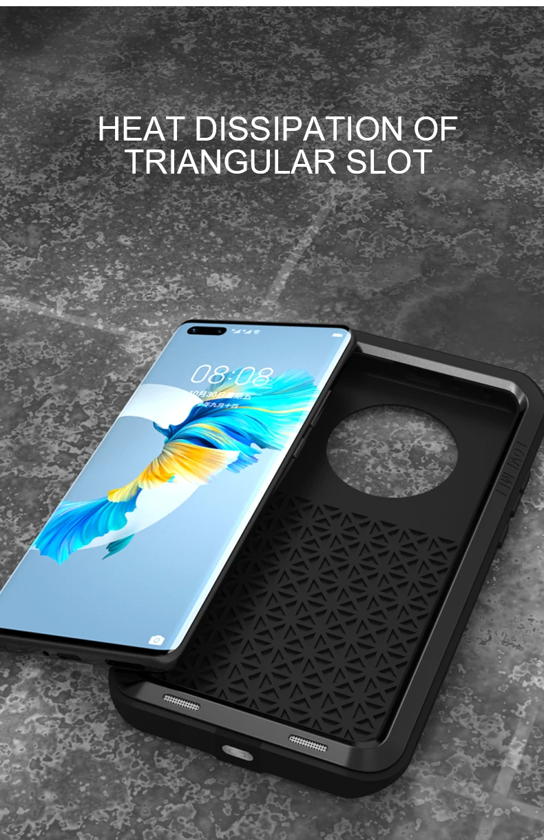Metal Case For Huawei Mate 40 30 P40 P30 Pro Plus Heavy Duty Protection Shockproof Anti-fall Rugged Armor CASE Cover