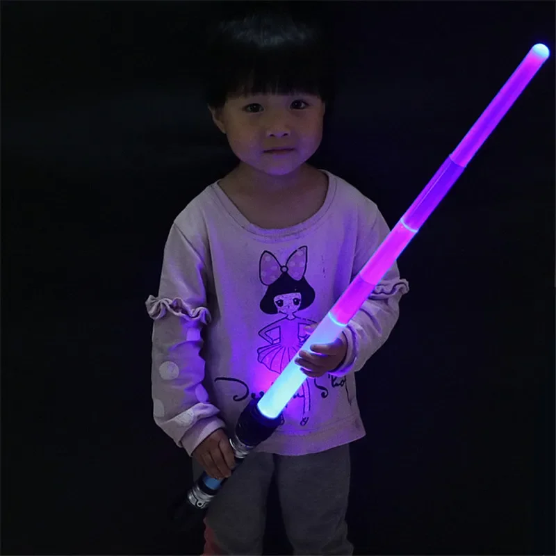 1Pcs Laser Sword Lightsaber Cosplay Prop Saber Light up LED Sound