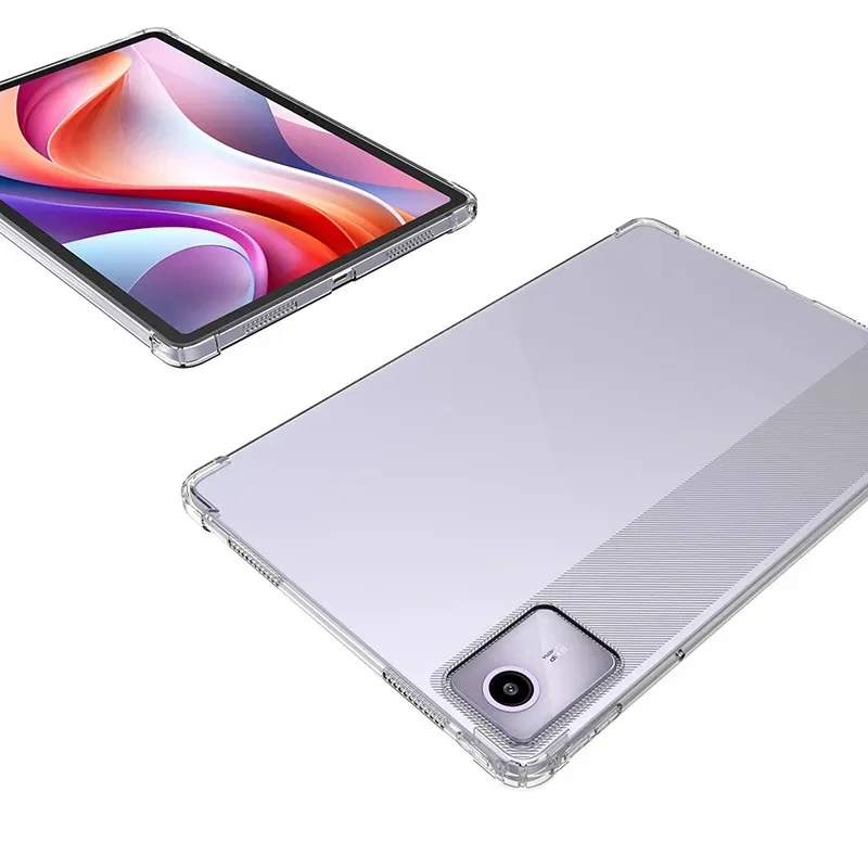 Transparent Soft Silicone TPU Tablet Case - Universal Fit
