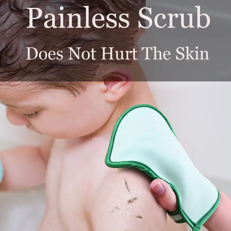 

Children and Adult Painless Towel Gloves Sponge Double-Sided Mud Bath Towel Bath Rubbing Towel Exfoliating Gloves