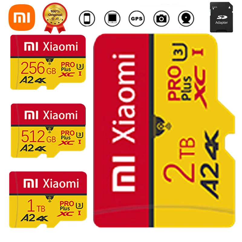 

Xiaomi 2TB 1TB 512GB SD Memory Card Mini TF for Phone TF Card 256GB 128GB 64GB V30 Flash Card for Phone