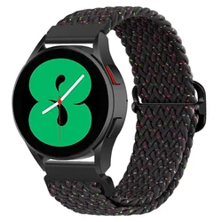 Breathable Nylon Braided Loop Wristband, 20/22mm - Strap width 22mm (Star black)