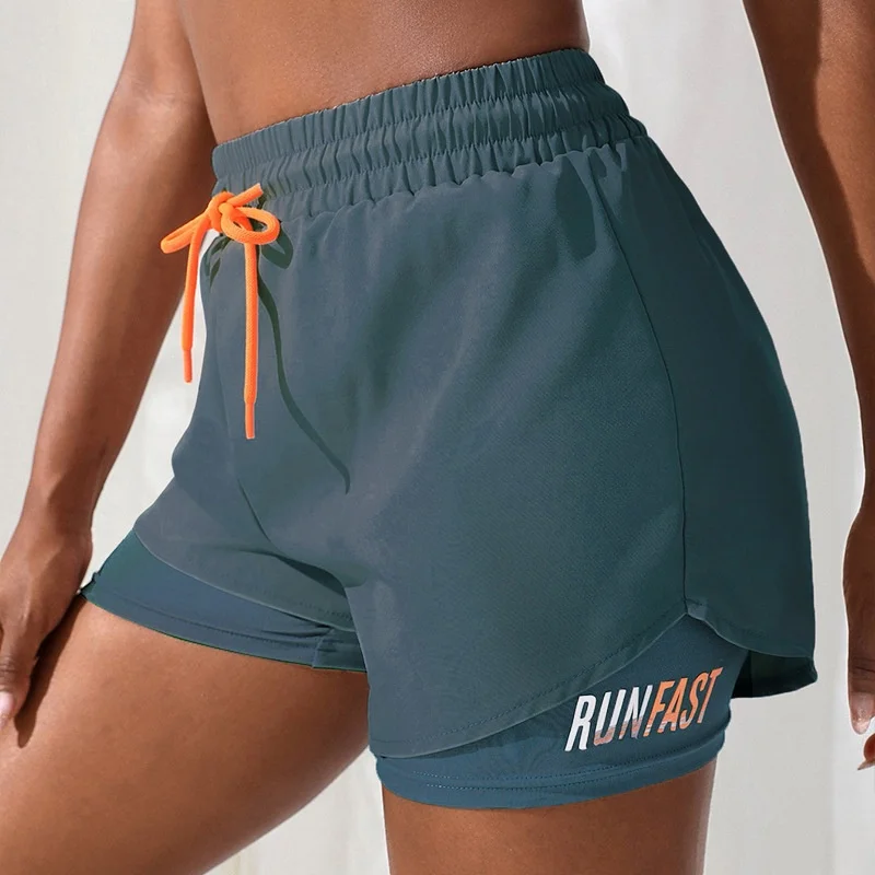 Running Sportswear Women's Gym Short Active Fitness Biker Yoga Wear Sport Cycling Shorts High Waist Push Up Workout Clothing