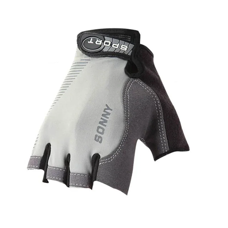 Cycling Gloves fingerless gloves 1Pair Half Finger Cycling Gloves Anti-slip Anti-sweat Gel Bicycle Riding Glove Shock Proof Road Mountain Bike Gloves for Men