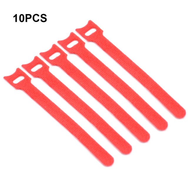 1.2X15CM Reusable Cable Nylon Strap Black Cable Cord Hook and Loop Ties Tidy Organiser for Cable Winder Colorful