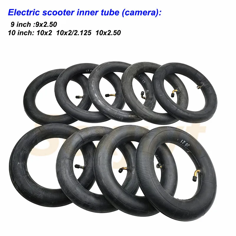 10x2.125 Butyl Rubber Inner Tube 10x2 10x2.50 Inner Tire 9x2.50 Inner  Camera 10x1 1/4 for Electric Scooter Balance Car Parts