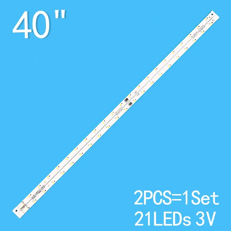 New 2PCS/lot For Samsung UA40K5300 UA40K5100 UE40K5179 UE40K5103 V6LF_395SFA_LED21 395SFB_LED21 Louvre 39.5"L R BN96-4655A 4656A