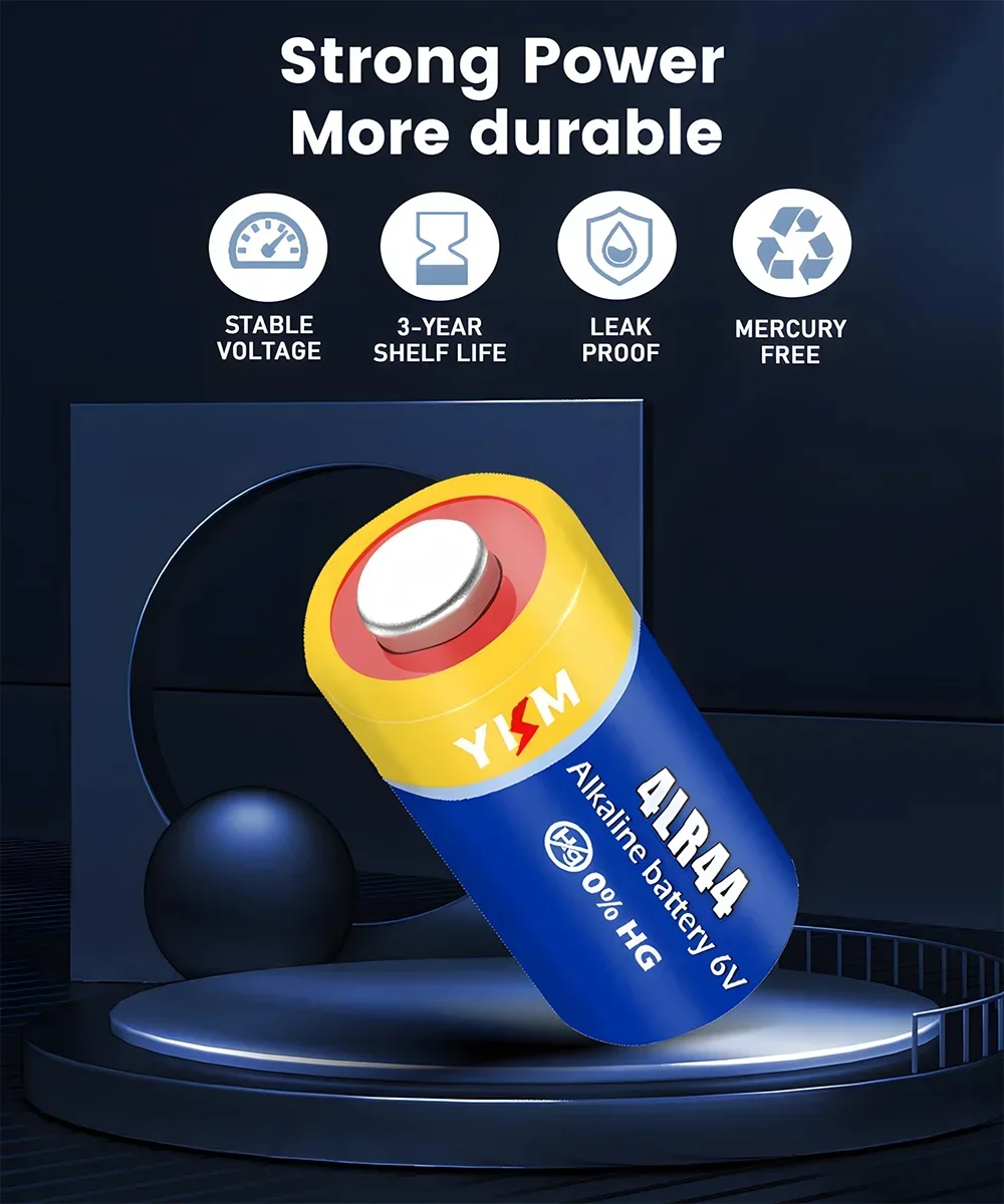 5PCS 4LR44 6V Alkaline Battery For Dog Bark Collar Camera Alarm A544V 4034PX PX28A L1325 4AG13 544 4A76 Dry Primary Battery