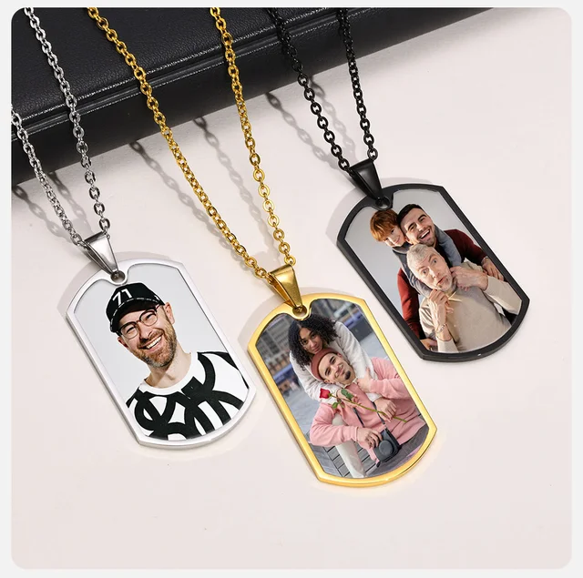 Collana Personalizzata Con Ciondolo Tag - Argento Con Nome Inciso | Regalo Compleanno - Foto 6