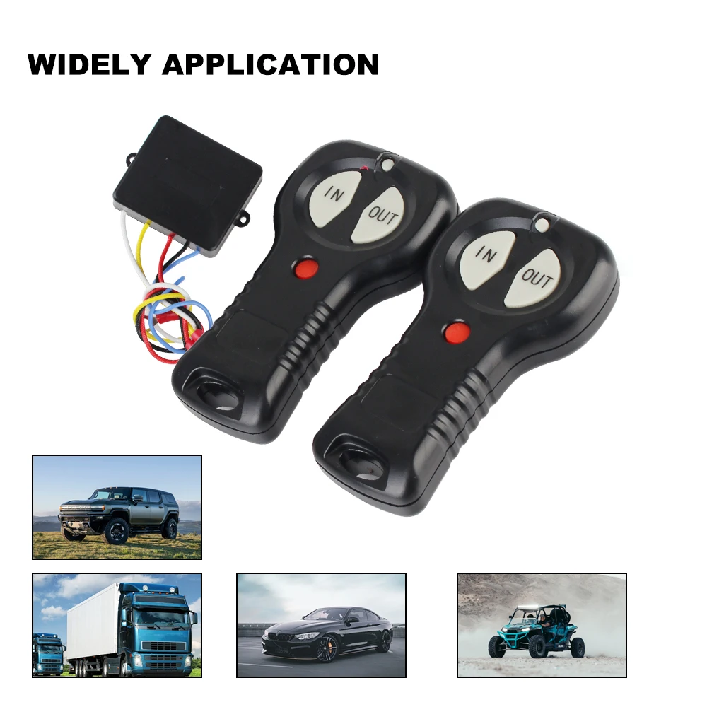 24V 12V Wireless Winch Remote Controller System for Jeep Off Road 4x4 ATV Truck Car