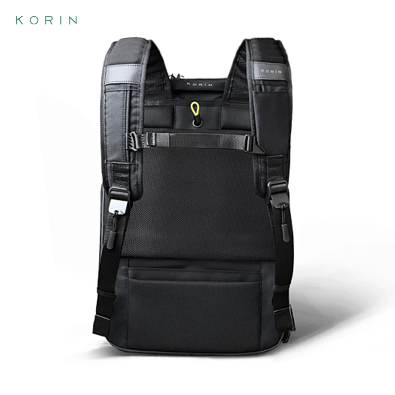 KORIN 15.6 Inch PU Backpack Waterproof Anti-theft School Bag Business Backpacks Unisex Backpack Couples Dropshipping waterproof backpack school backpack