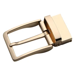 Men's Vintage Reversible Belt Buckle with Rectangular Tooth Buckle 2 Colors: