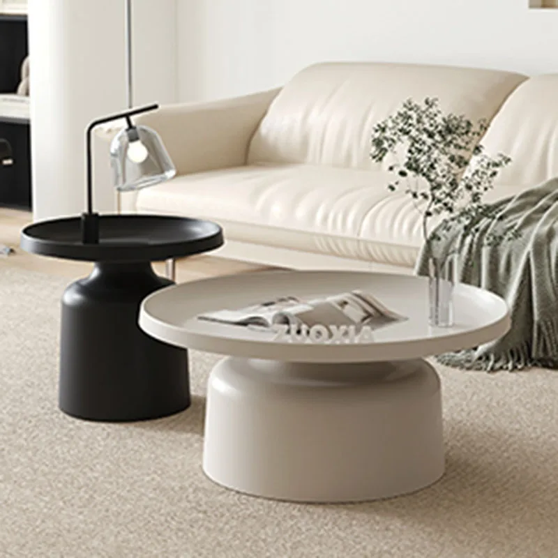 

Round Acrylic Coffee Table Makeup Hallway Partitions Corner Tea Table Center Modern Mesa De Centro Salon Bedroom Furniture
