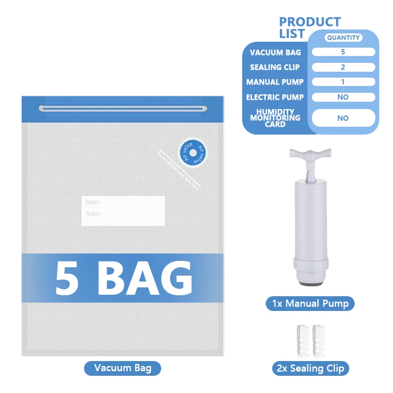Filament Vacuum Storage Bags with Hand/Electric Pump, 3D Printer Accessories thumbnail 6