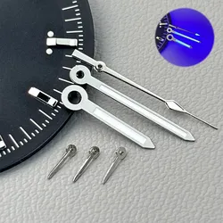 Quartz Movement Watch Hands - Blue Luminous High - Quality Modified Accessories (Silver)
