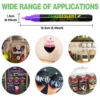 12PCS/Set Liquid Chalk Marker Pens Erasable LED Writing Board Glass Window Art 12 Colours Marker Pens,3mm-6mm Tips 5