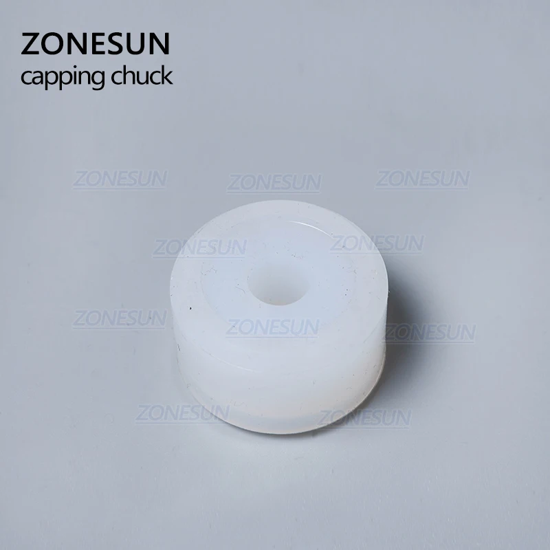 Perfume Bottle Capping Tool ZONESUN Friction Wheels Rubber Pad Capping Chuck Head For XLSGJ-6100 Medical Bottle Capping Machine Cosmetic Perfume Juice