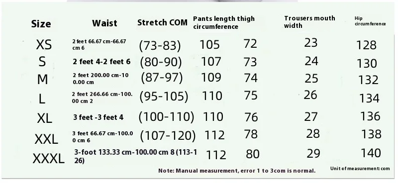 Description Picture 2 of itemNew Men's Multi Pocket Pants Casual Fat Cotton Work Pants with Plus Size Wide Legs, Elastic Waist, Loose Long Pants