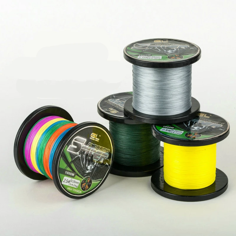 

Super Strength Strong Pulling 500m 8 Strands Braided Fishing Line PE Monofilament Wear-resisting Rock Fishing Lure Wire