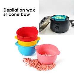 1pc Beauty Wax Heater Pot Melting Bowl Reusable Soft Silicone Wax Heat Resistant Wax Heater Inner Accessory For Hair Remover
