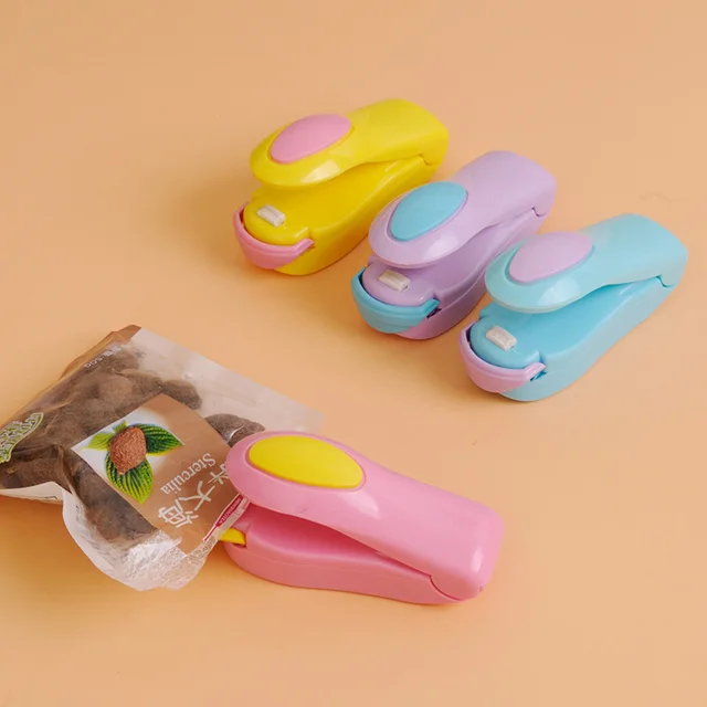 Mini Háztartási Snack Tömítőgép 1Pcs Műanyag Élelmiszer -Tároló Táska Bezárási Szerszám - Image 4