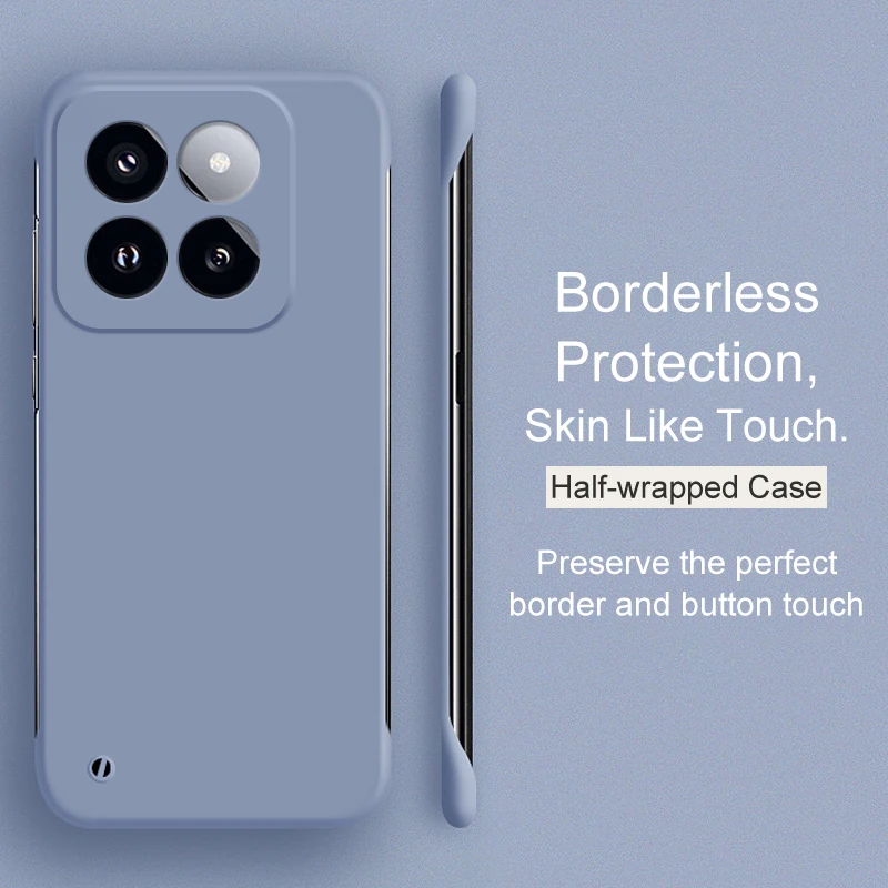 Ultra-Thin Candy Color Borderless Hard Case - Sleek Protective Back Cover Coque