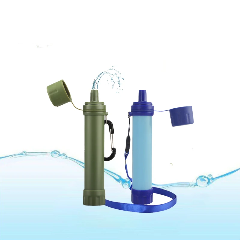 Outdoor Water Filter Straw Water Filtration System Portable Water Purifiers Outdoor Survival Filter Camping Hiking Emergency.