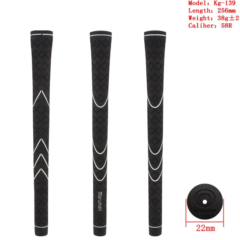 

10Pcs Marman Golf Grips Rubber Golf Grips Non-slip Wear-resistant Golf Irons Wood Grips