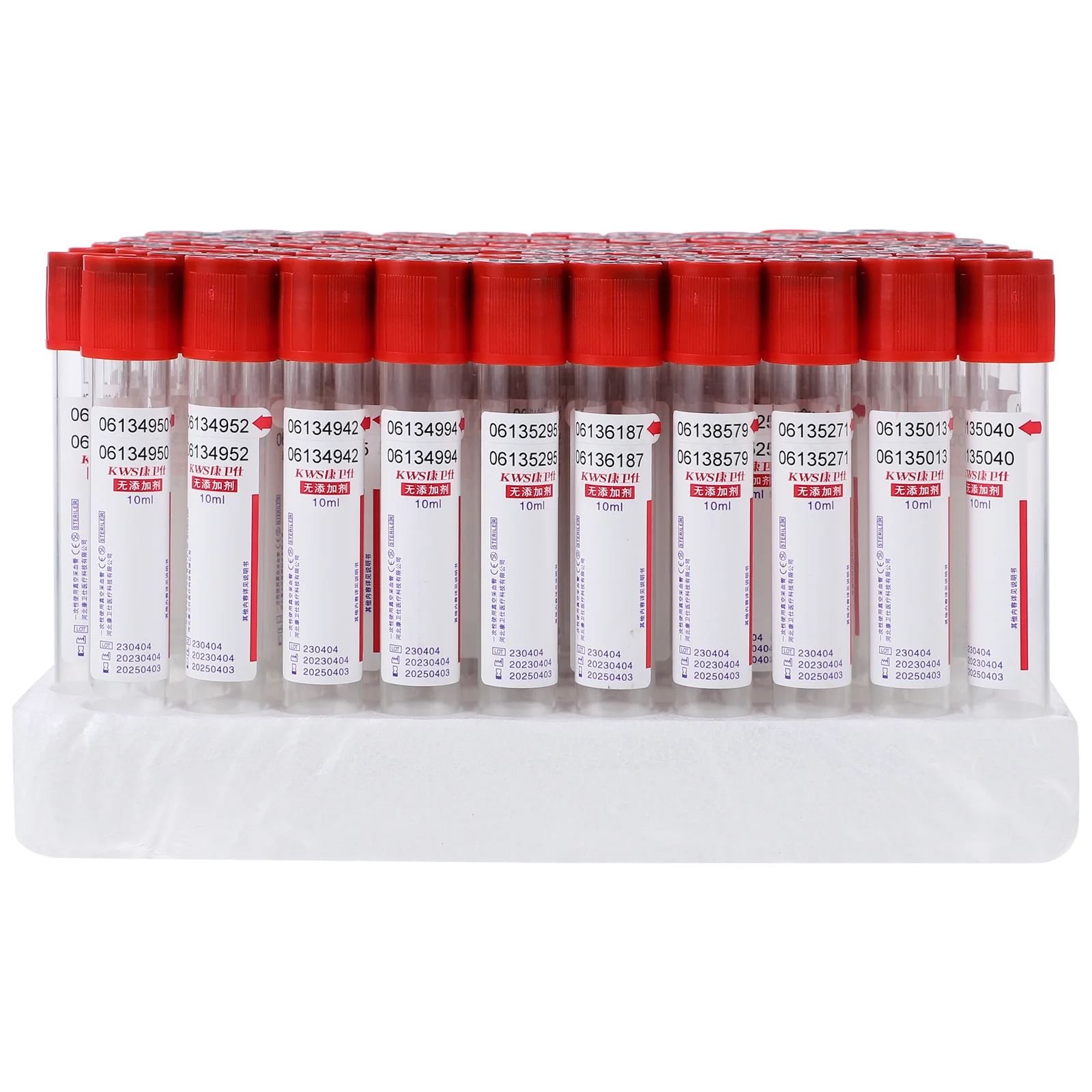 

Disposable Blood Test Tubes Laboratory Equipment Glass Negative Pressure Tubes Vacuum Collector Glue Head